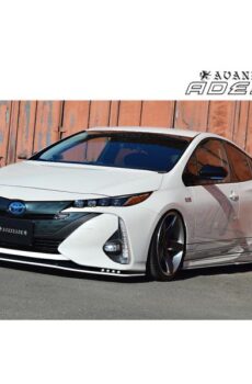 52プリウスPHV フロントハーフスポイラー LEDデイライト付き【アヴァンツァーレ】