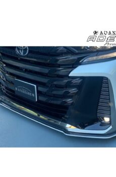 【Premium Edition】４０系アルファード ４０系 ヴェルファイア フロントリップスポイラー 平織りカーボン製・紫外線カットクリアー塗装【アヴァンツァーレ】