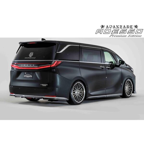 【Premium Edition】LEXUS LM500h リアサイドスポイラー 平織りカーボン製・紫外線カットクリアー塗装【アヴァンツァーレ】